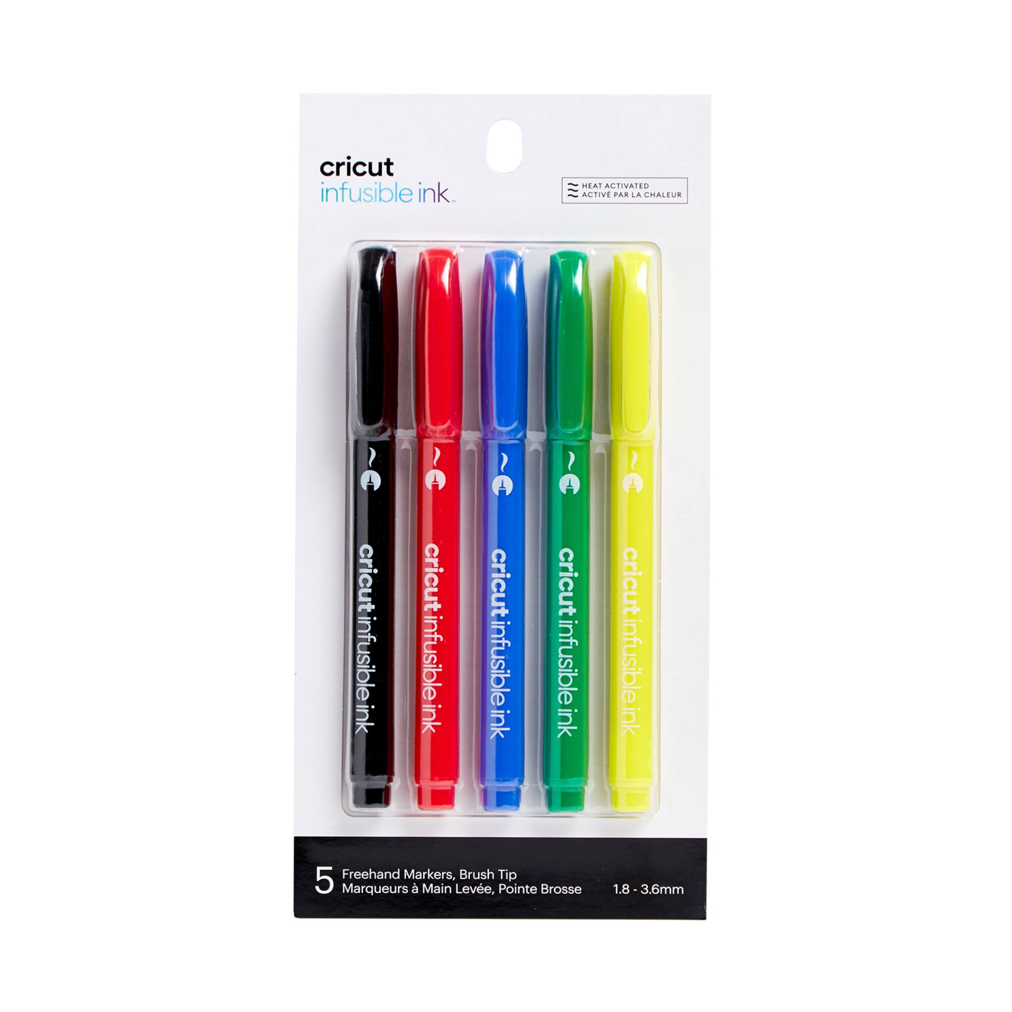 Cricut® Infusible Ink™ Freehand Markers, Brush Tip, Basics